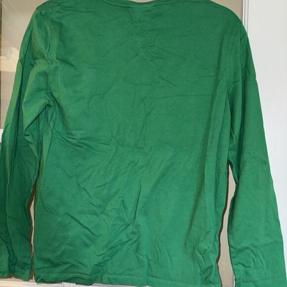 M&C Sportswear Christmas Penguin Size XL Green Christmas Long Sleeve Round Neck - Picture 4 of 4